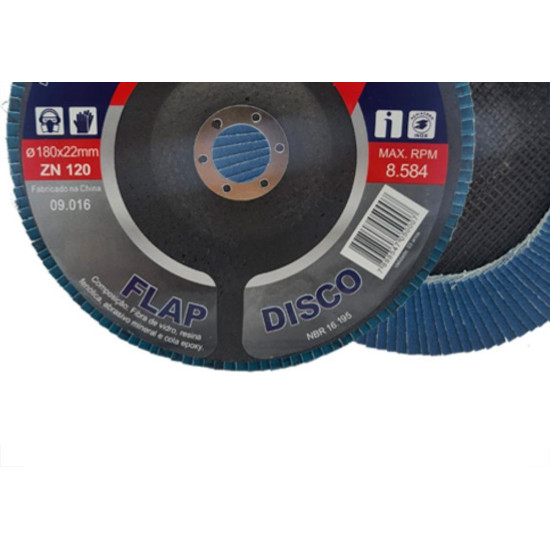 Disflex Disco Flap Fibra 7 X120