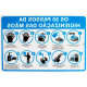 Look Placa Sinalizacao 20X30 10Passos P/Higi Look Placa Sinalizacao 20X30 10Passos P/Higi
