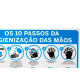 Look Placa Sinalizacao 20X30 10Passos P/Higi Look Placa Sinalizacao 20X30 10Passos P/Higi