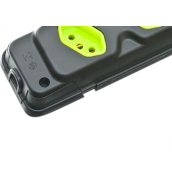 Fiolux Tomada Barra 2T 2P+T 20A Pr Fiolux Tomada Barra 2T 2P+T 20A Pr