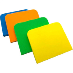 Emave Desempenadeira Aplicador P/ Rejunte 12X10,2X1Cm - Kit C/6 Pc
