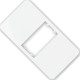 Margirius Placa P/Condulete 1P C/Sup Sleek Br