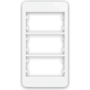 Margirius Placa P/Condulete 3P C/Sup Sleek Br