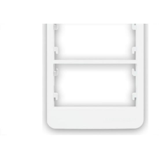Margirius Placa P/Condulete 3P C/Sup Sleek Br