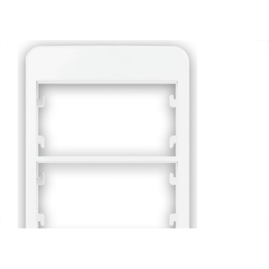 Margirius Placa P/Condulete 3P C/Sup Sleek Br