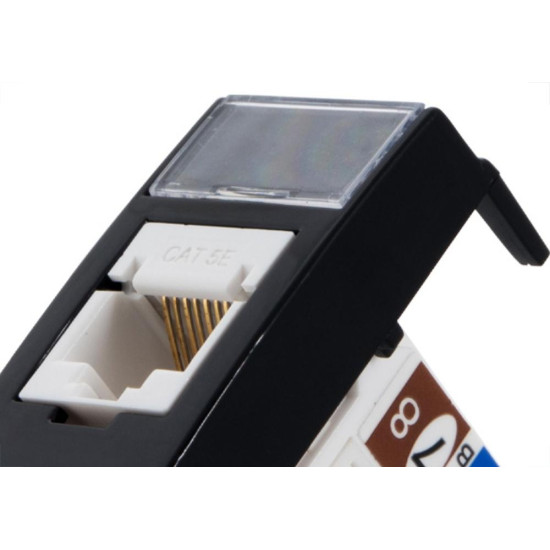 Margirius Tomada Rj45 Cat5E Sleek Ebony Margirius Tomada Rj45 Cat5E Sleek Ebony