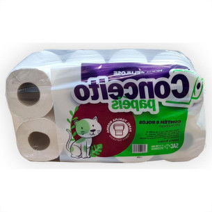 Conceito Papeis Papel Toal.Bobina 100% Cl.100Mtx8