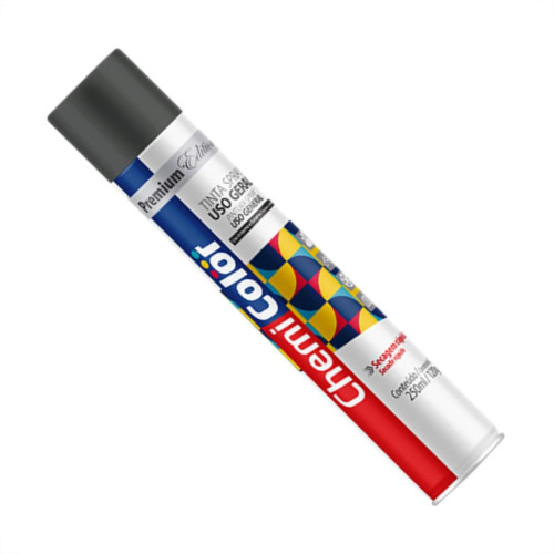 Chemicolor Fora De Linha Spray Chemic Geral Grafite 250Ml Chemicolor Fora De Linha Spray Chemic Geral Grafite 250Ml