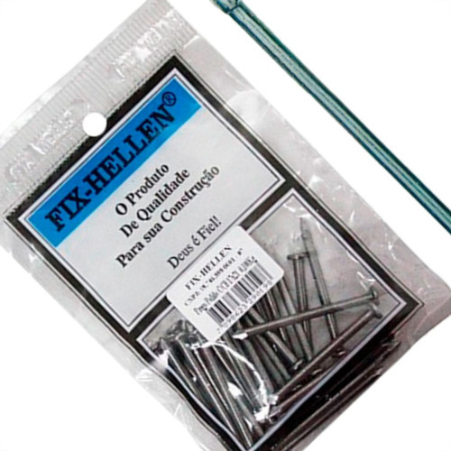 Fix-Hellen Prego F.Hellen Pol.S/Cabeça 12X12 C/ 75G - Kit C/10 Pt Fix-Hellen Prego F.Hellen Pol.S/Cabeça 12X12 C/ 75G - Kit C/10 Pt