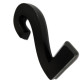 Deplasti Numero 3D Preto 2 13Cm Deplasti Numero 3D Preto 2 13Cm