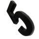 Deplasti Numero 3D Preto 5 13Cm Deplasti Numero 3D Preto 5 13Cm