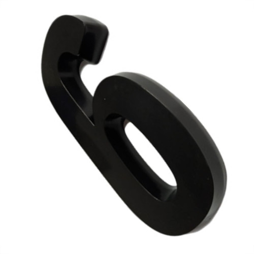 Deplasti Numero 3D Preto 6 13Cm Deplasti Numero 3D Preto 6 13Cm