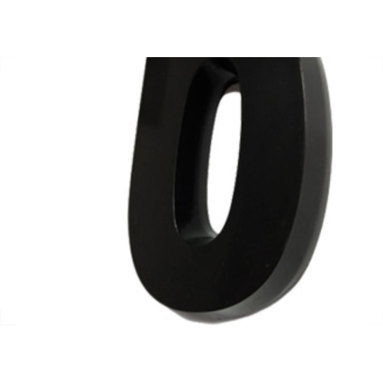 Deplasti Numero 3D Preto 6 13Cm Deplasti Numero 3D Preto 6 13Cm