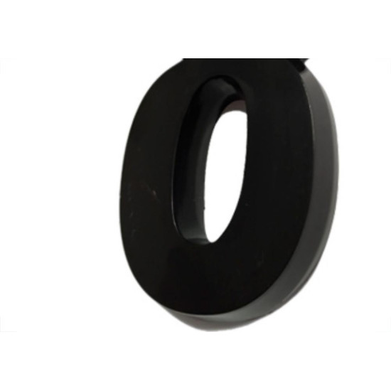 Deplasti Numero 3D Preto 8 13Cm Deplasti Numero 3D Preto 8 13Cm