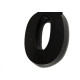 Deplasti Numero 3D Preto 8 13Cm Deplasti Numero 3D Preto 8 13Cm