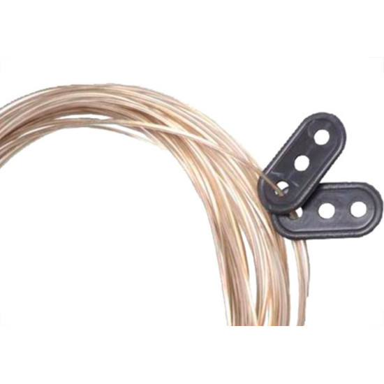 Dell-Wal Varal De Aco/Pvc 10 Mts - Kit C/6 Pc