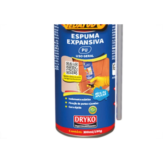 Dryko Espuma Expansiva 300Ml/190G Dryko Espuma Expansiva 300Ml/190G