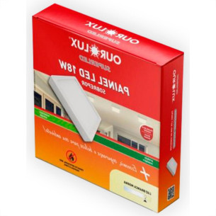 Ourolux Lum.Led Sob Qdr Ouro 18W 2,7K-3215A