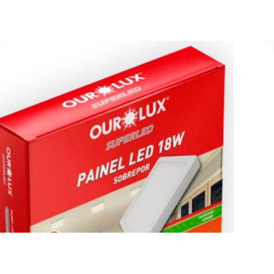 Ourolux Lum.Led Sob Qdr Ouro 18W 2,7K-3215A Ourolux Lum.Led Sob Qdr Ouro 18W 2,7K-3215A
