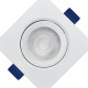 Black Spot Led 5W B&D Quadrado 6500K Black Spot Led 5W B&D Quadrado 6500K