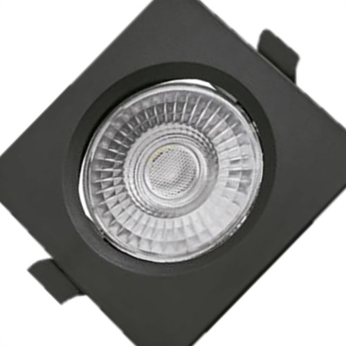Blumenau Spot Led Emb Qd Pr. 6W 3,0K Blumenau Spot Led Emb Qd Pr. 6W 3,0K
