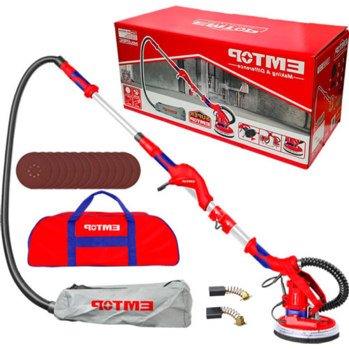 Emtop Lixadeira Drywall 1050W 220V+Aces