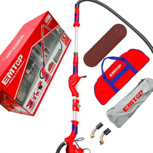 Emtop Lixadeira Drywall 1050W 220V+Aces