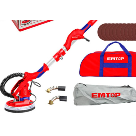 Emtop Lixadeira Drywall 1050W 220V+Aces