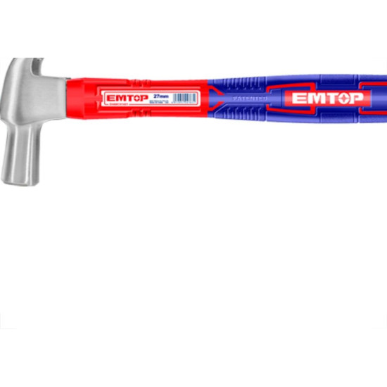 Emtop Martelo Carpintaria Cabo Fibra 27Mm