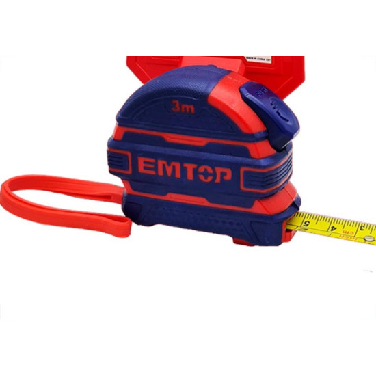 Emtop Trena Emborrachada 3M X16Mm Emtop Trena Emborrachada 3M X16Mm