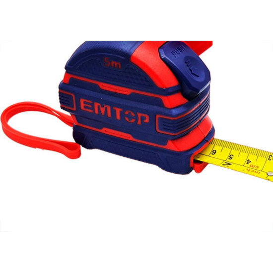 Emtop Trena Emborrachada 5M X25Mm Emtop Trena Emborrachada 5M X25Mm