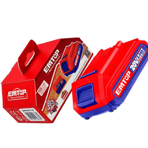 Emtop Bateria Li-Ion 20V 2.0A Emtop Bateria Li-Ion 20V 2.0A