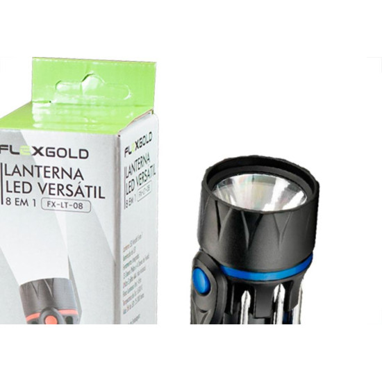 Flex Lanterna Led Versatil 8X1-Lt08