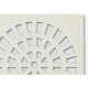 Grap Grelha Plast.Quadr.Branca 100  - Kit C/6 Un