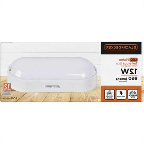 Black Tartaruga Led B&D Ip65 12W 6500K Black Tartaruga Led B&D Ip65 12W 6500K