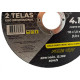 Ranger Disco  Inox 4.1/2X1.0X7/8 - Kit C/10 Un