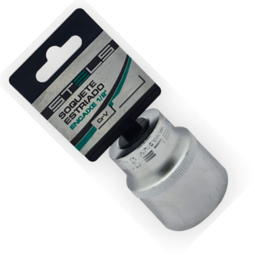 Mundo Das Ferramentas Soquete Stels Estriado Crv 1/2X30 Mm Mundo Das Ferramentas Soquete Stels Estriado Crv 1/2X30 Mm