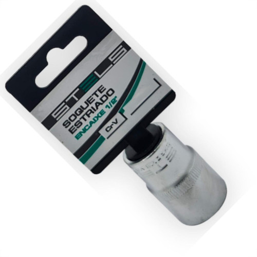 Mundo Das Ferramentas Soquete Stels Estriado Crv 1/2X18 Mm Mundo Das Ferramentas Soquete Stels Estriado Crv 1/2X18 Mm