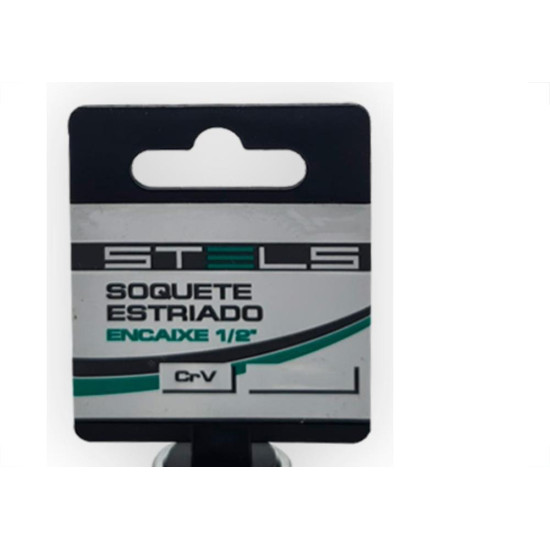 Mundo Das Ferramentas Soquete Stels Estriado Crv 1/2X18 Mm Mundo Das Ferramentas Soquete Stels Estriado Crv 1/2X18 Mm