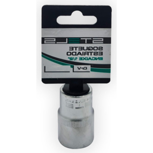 Mundo Das Ferramentas Soquete Stels Estriado Crv 1/2X17 Mm