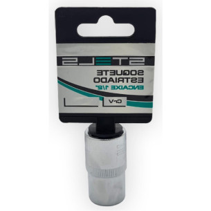 Mundo Das Ferramentas Soquete Stels Estriado Crv 1/2X16 Mm