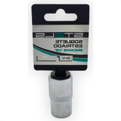 Mundo Das Ferramentas Soquete Stels Estriado Crv 1/2X15 Mm Mundo Das Ferramentas Soquete Stels Estriado Crv 1/2X15 Mm