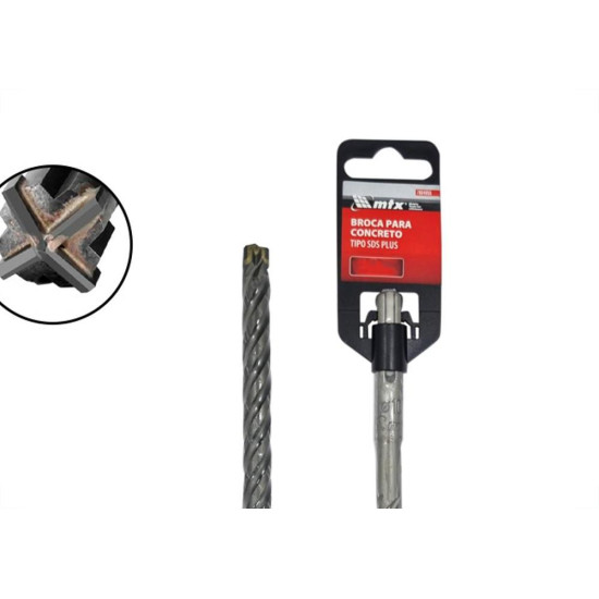 Mundo Das Ferramentas Broca Sds Plus Cruzada Mtx 12 X160 Mundo Das Ferramentas Broca Sds Plus Cruzada Mtx 12 X160