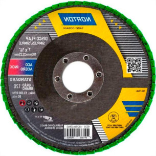 Norton Disco Flap Stand 4.1/2X120 - Kit C/10 Un