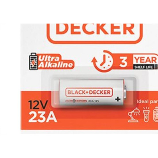 Black Pilha B&D Ultra Bateria 12V 23A C/5 Black Pilha B&D Ultra Bateria 12V 23A C/5