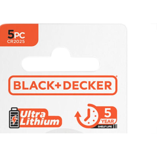 Black Pilha B&D Bateria Lithi.3V-2025 C/5 Black Pilha B&D Bateria Lithi.3V-2025 C/5