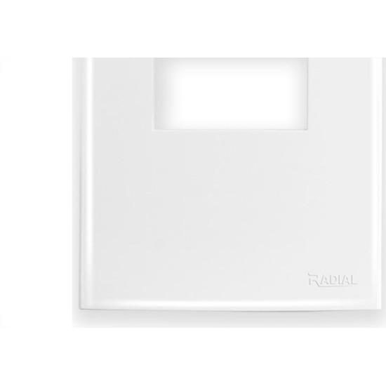 Radial Placa Ouro Branca 4X2 1 Mod.