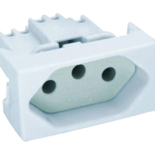 Radial Modulo Rad.Branca 1Tom 2P+T 20A