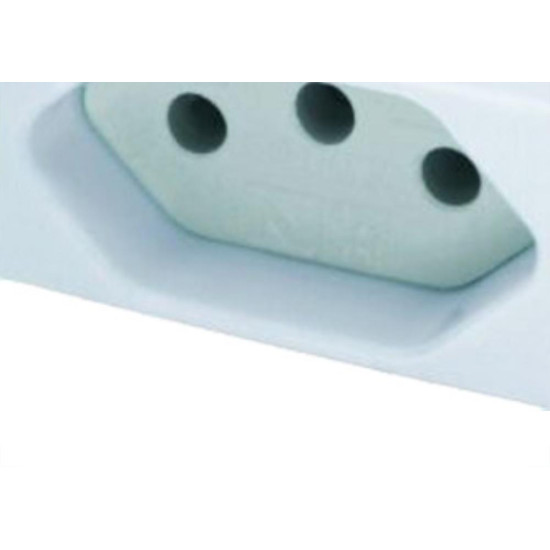 Radial Modulo Rad.Branca 1Tomada 2P+T 20A