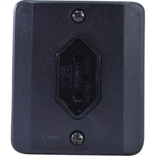 Radial Sistema X Rad.Black C/Pl 1Tomada 10A
